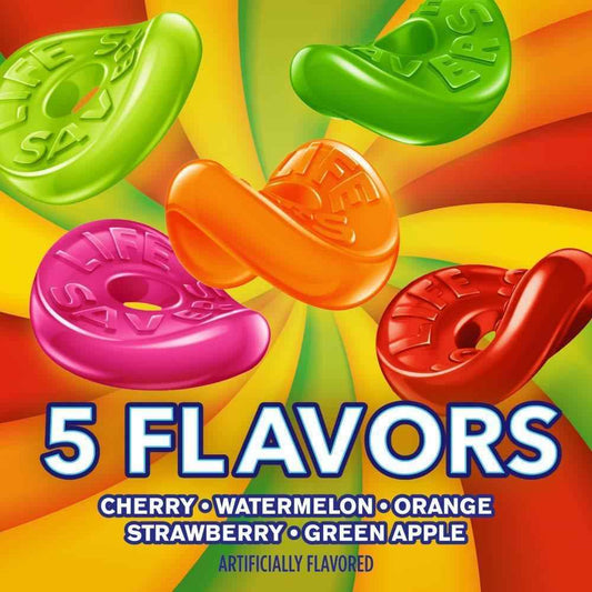 LIFE SAVERS Wint-O-Green Hard Candy Mints – Nostalgic Birthday Gift for Mom, 13 oz Sharing Bag
