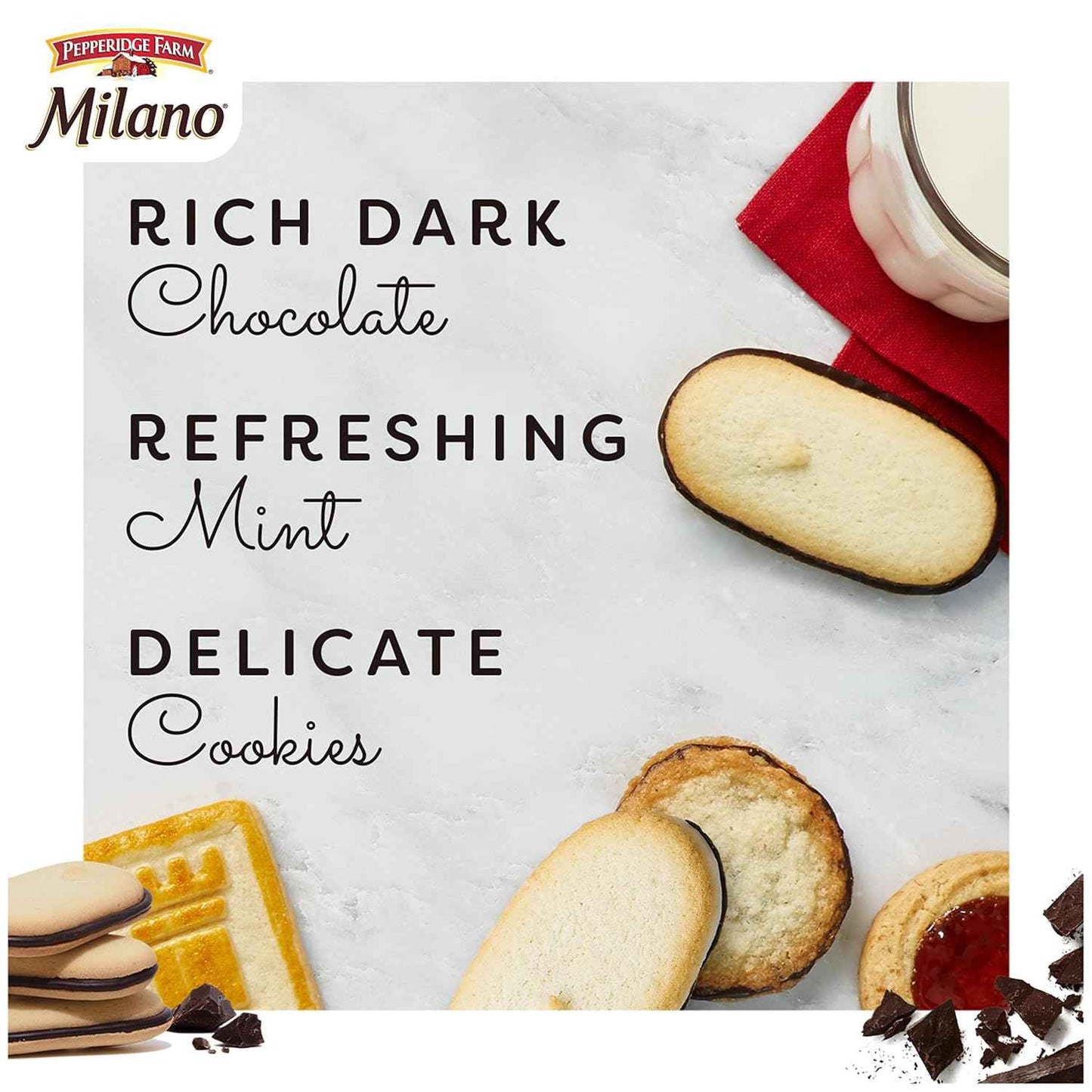 Pepperidge Farm Milano Dark Chocolate Cookies – Portion-Controlled Evening Indulgence for Mindful Self-Care Routines