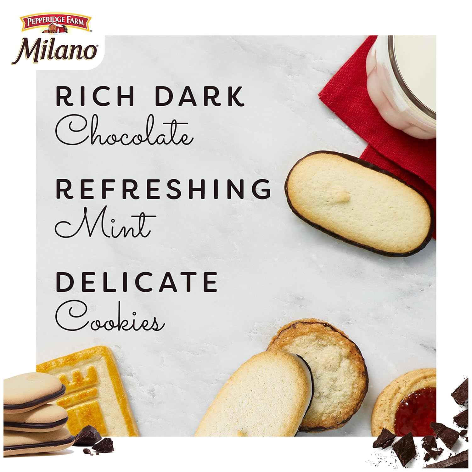 Pepperidge Farm Milano Dark Chocolate Cookies – Portion-Controlled Evening Indulgence for Mindful Self-Care Routines