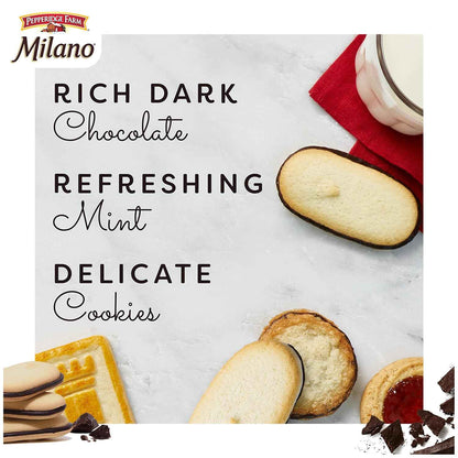 Pepperidge Farm Milano Dark Chocolate Cookies – Portion-Controlled Evening Indulgence for Mindful Self-Care Routines