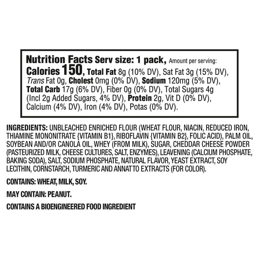 individually wrapped single-serve snack packs