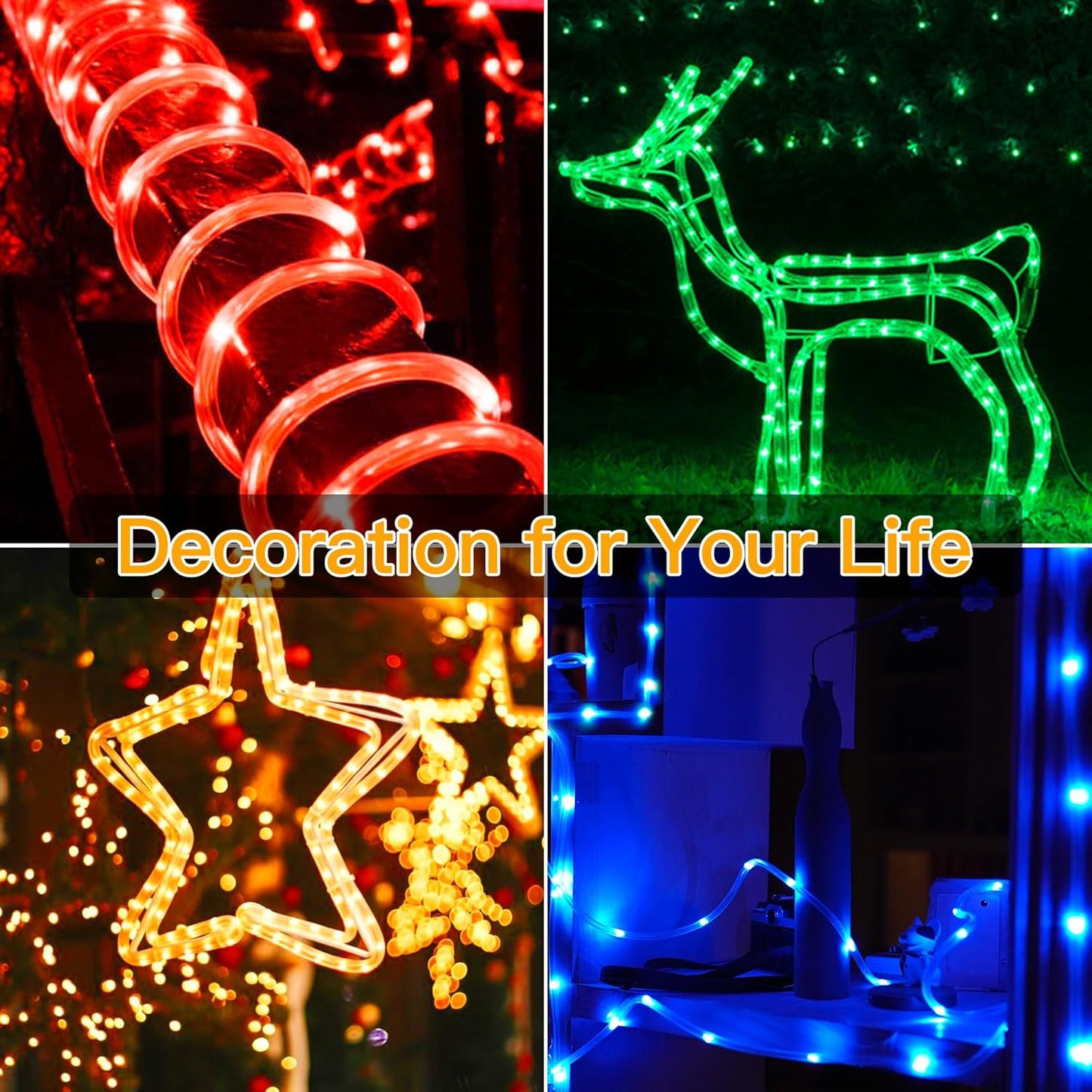 infrared remote control for color, mode, and brightness adjustments
