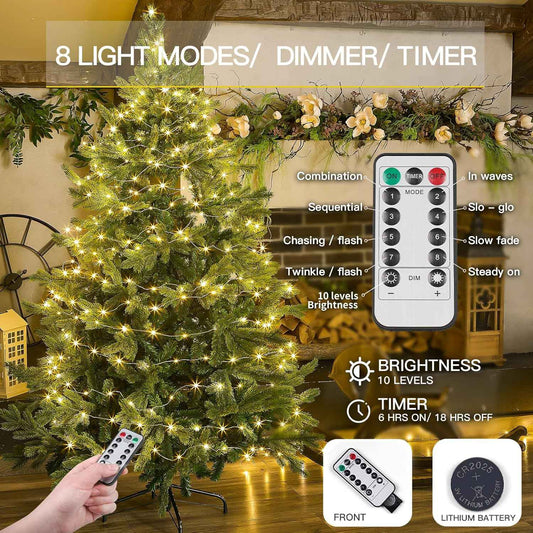 suddus Battery Fairy Lights – Thoughtful Birthday Gift for Her with Remote and Timer for Instant Ambiance
