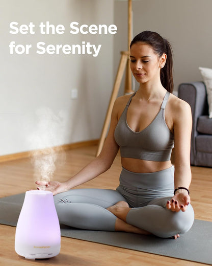 InnoGear Oil Diffuser – Valentine's Day Gift for Her, Silent Cool Mist with 1-Year Warranty