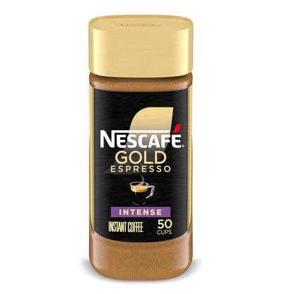 instant coffee powder that dissolves with a stir — no brewing or machine required