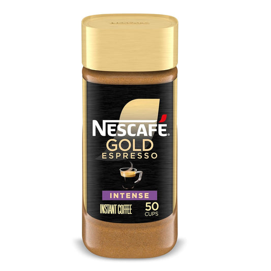 instant coffee powder that dissolves with a stir — no brewing or machine required