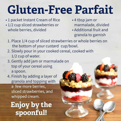 Cream of Rice Gluten Free Hot Cereal – Simple Rice-Based Cereal for Clutter-Free Breakfast Stations