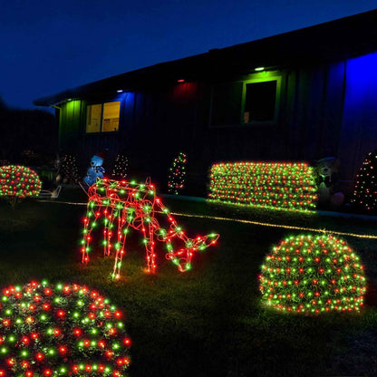 WBao Christmas Net Lights – 29V Low Voltage Holiday Lights Safe for Kids, Pets and Touch