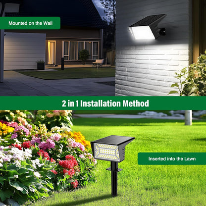 intelligent dusk-to-dawn light sensor with auto on/off and charging indicator (green flashing)