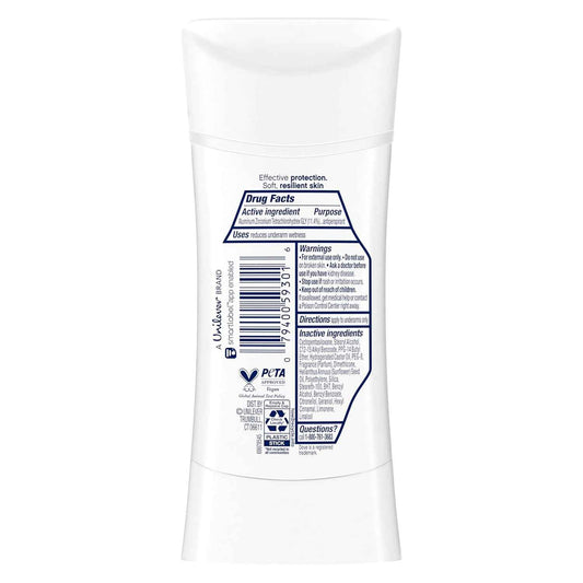 Dove Advanced Care Antiperspirant Stick Sheer Fresh 4 Pack Post-Shave Underarm Care for Women’s Self-Care Bath Routine