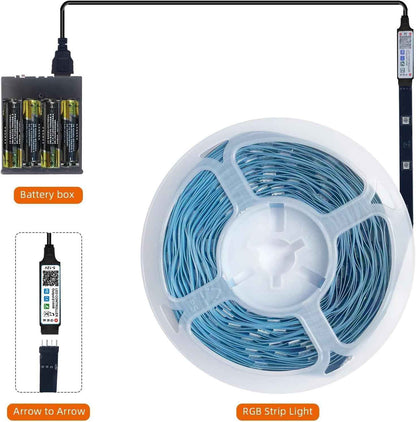 [Brand Name] Flameless LED Strip Light – Safe Alternative to Candles, Cool Touch Bedroom Lighting