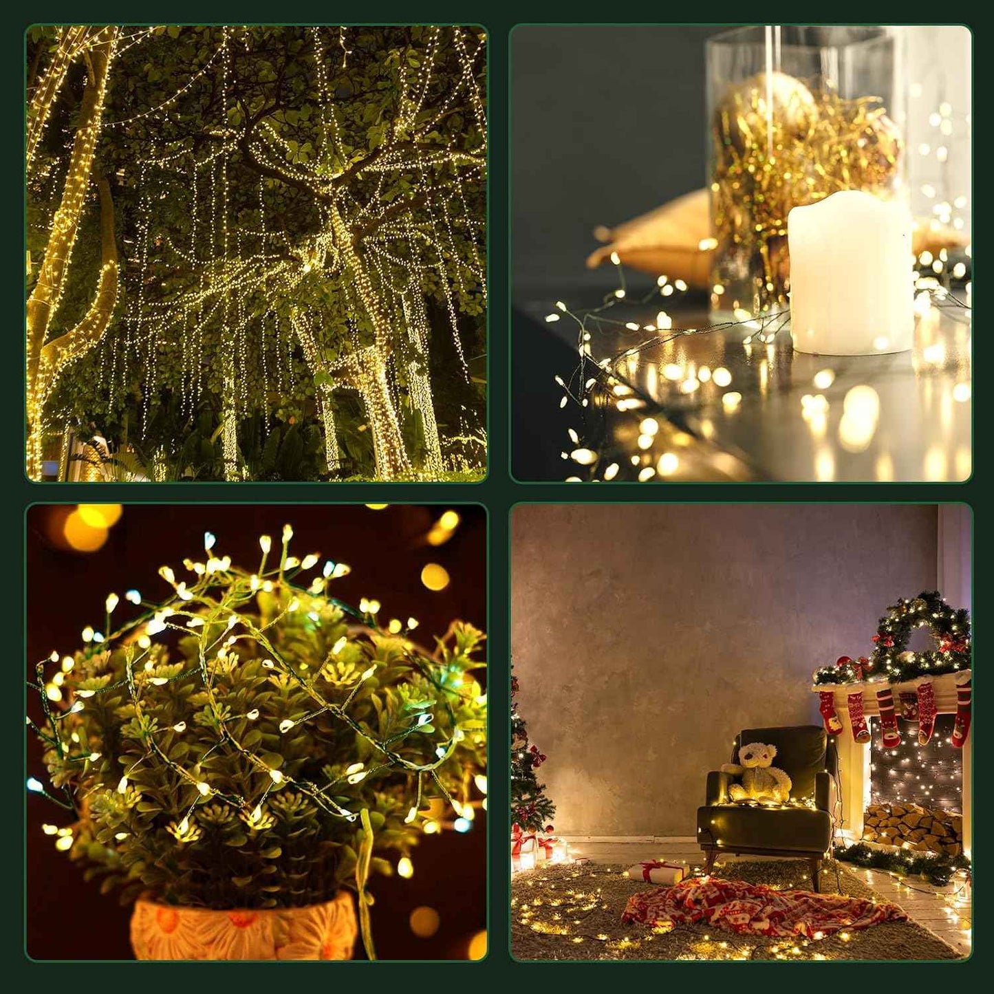 BrightGlow Fairy String Lights – Thoughtful Birthday Gift for Her, Cozy Bedroom Decor with 8 Modes