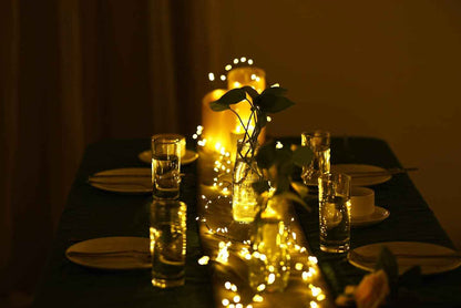 Dailyart 6ft Outdoor Fairy Lights 120 LED – Camping Tent and Backyard Ambiance, IP44 Waterproof Copper Wire