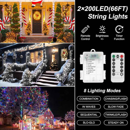 Lumify Flameless String Lights – Cool to Touch Battery LED Lights Safe Around Kids and Pets