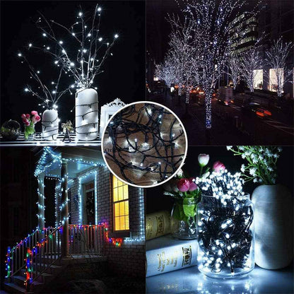FULLBELL Black Fairy Lights 33ft 100 LED with Remote – Housewarming Gift for New Home, Canopy Bed & Wall Decor with Memory Function
