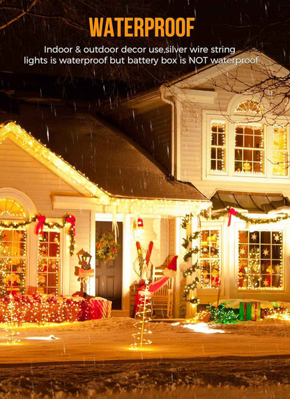 Brightown Fairy Lights for Kids Room – Battery Operated 10ft 120 LED Cool to Touch String Lights Safe for Nursery and Playroom