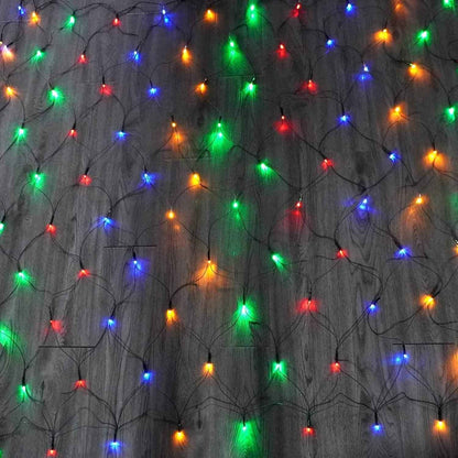 Dazzle Bright 200 LED Net Lights – Minimalist String Lights for Clean Aesthetic, Clear Wire 8 Modes