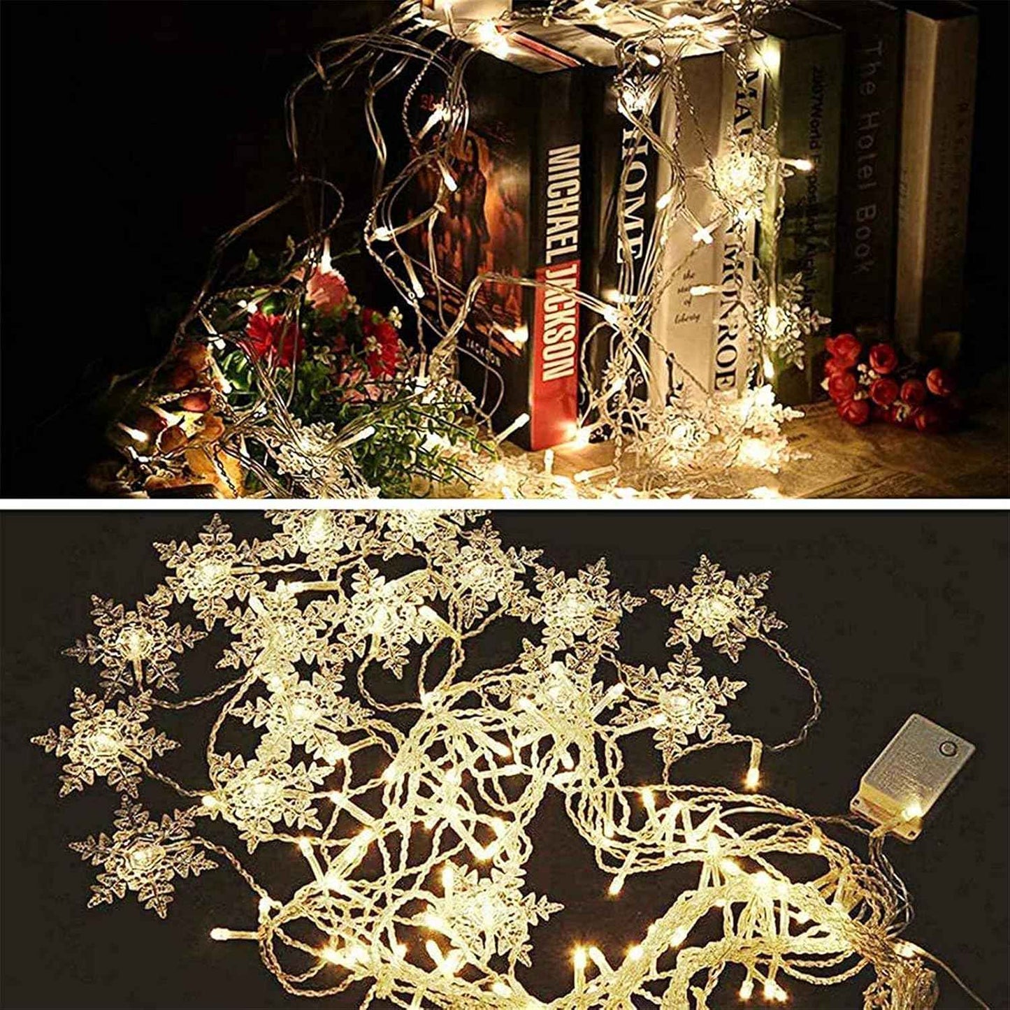 String Lights LED Curtain – Thoughtful Birthday Gift for Women, 96 LED Hanging Fairy Lights with Remote