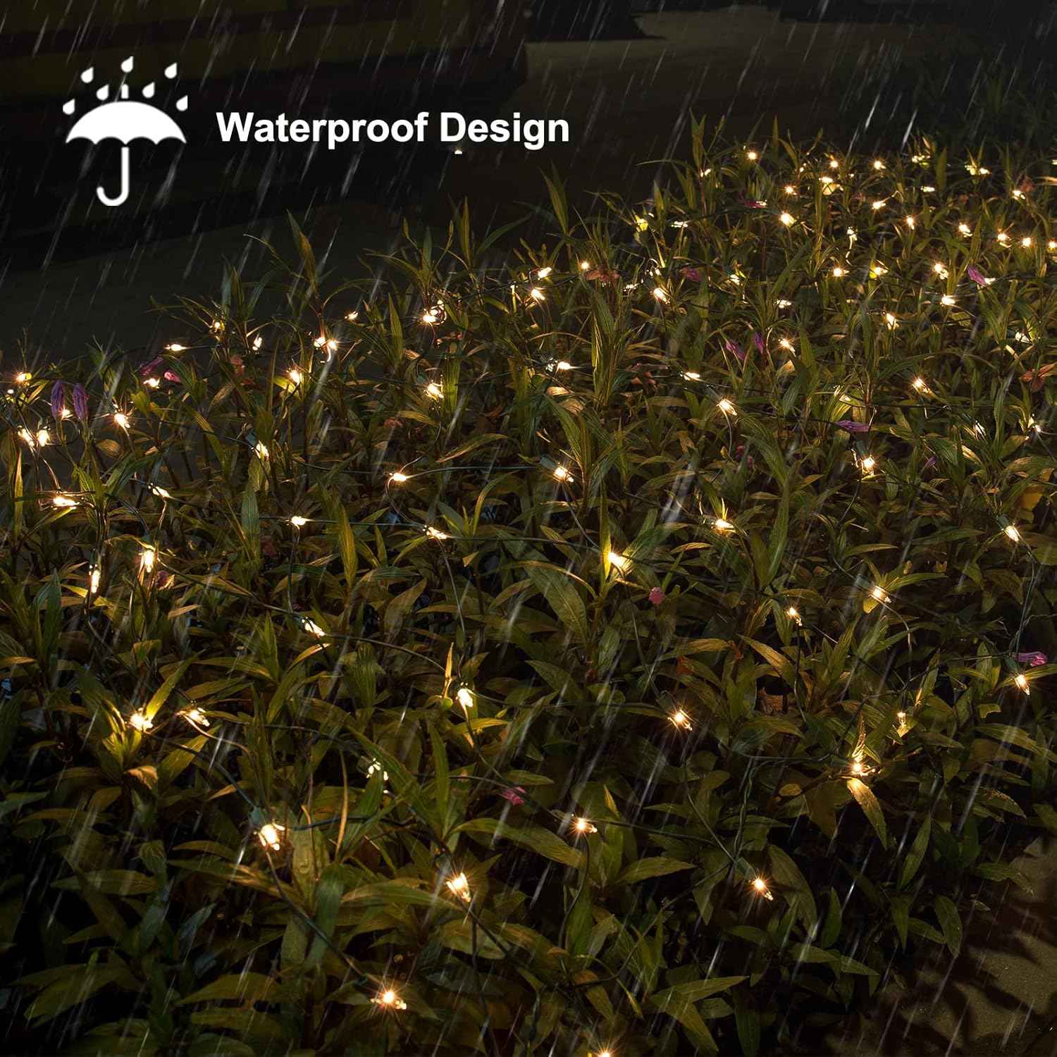 Lomotech Christmas Net Lights – 6ft x 4ft Connectable Mesh Lights for Patio, Garden and Yard Holiday Displays