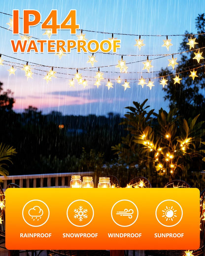 ip44 waterproof wire, bulbs, and transformer for indoor and outdoor use