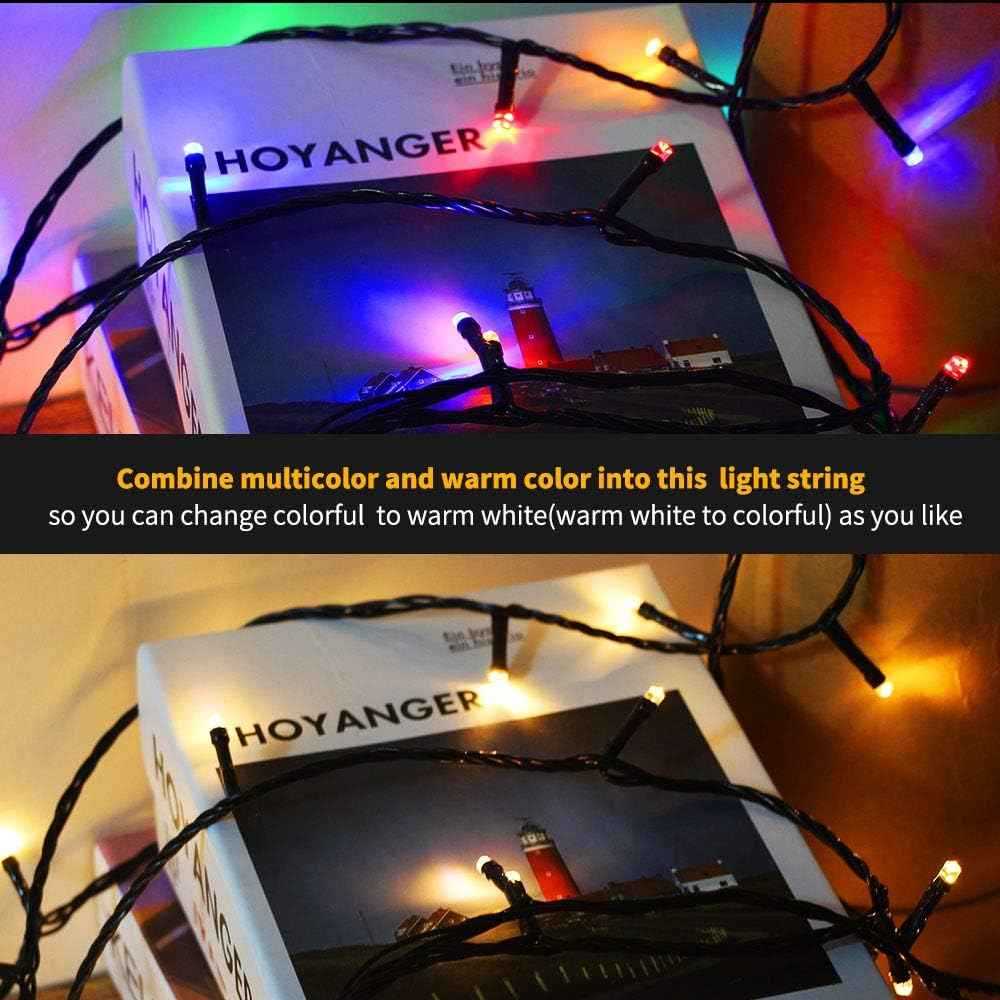 Chuya 105ft Dual Color String Lights – Thoughtful Housewarming Gift and Holiday Present for Her