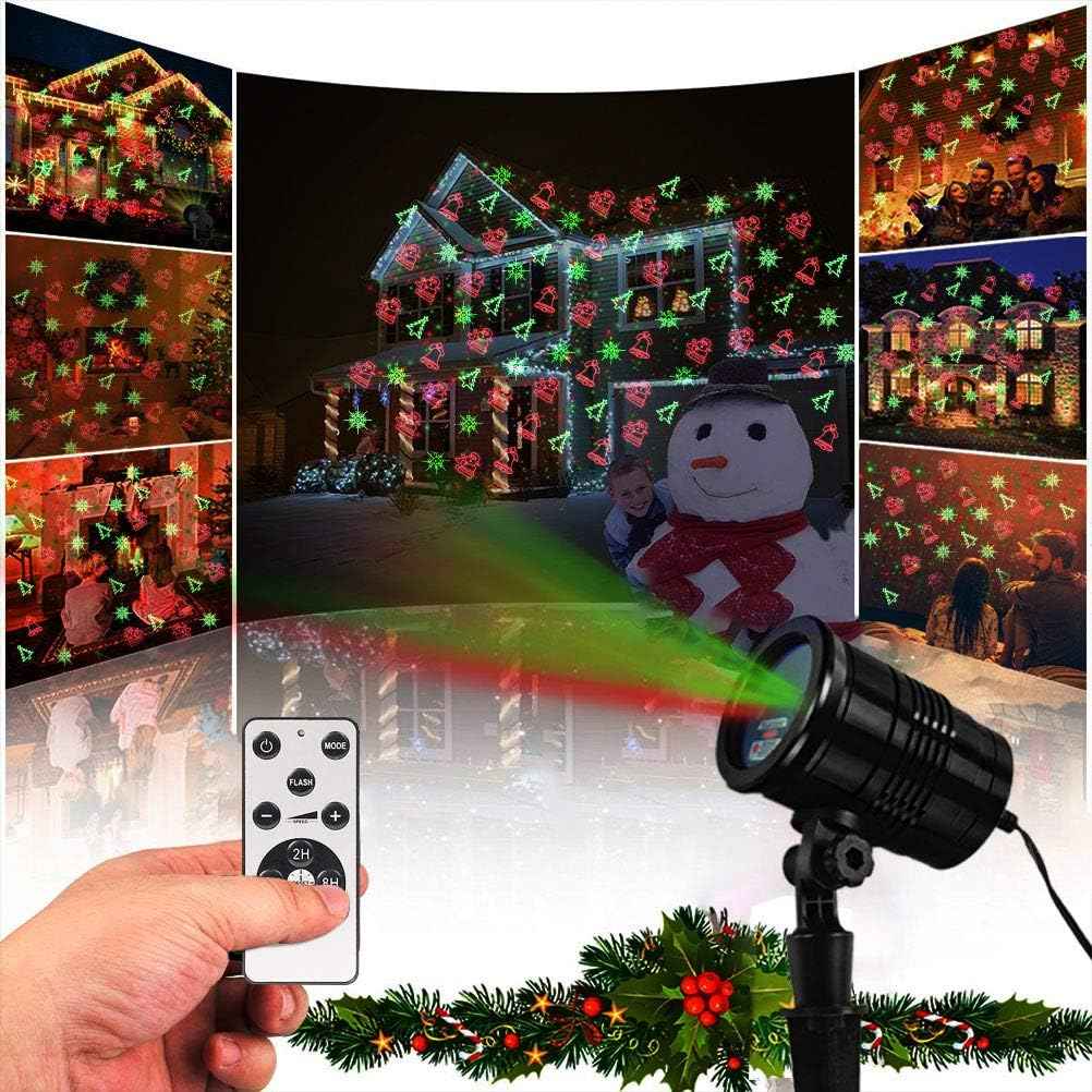 [Brand] Flameless Laser Projector – Smoke-Free Holiday Light with Auto Timer & Cool-Run Housing