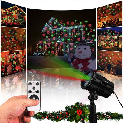 [Brand] Flameless Laser Projector – Smoke-Free Holiday Light with Auto Timer & Cool-Run Housing
