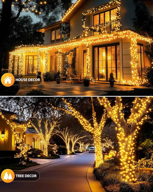 Brightown Solar String Lights – Flameless Outdoor Lighting for Kids and Pets, IP65 Solar