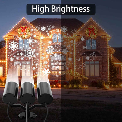 [Brand] Snowflake Projector Light – Flameless, Cool-Run Holiday Lighting for Homes with Kids