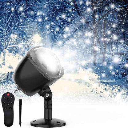 Lumora Snowfall LED Projector – Child-Safe Nursery & Bedroom Night Light for Toddlers and Young Kids