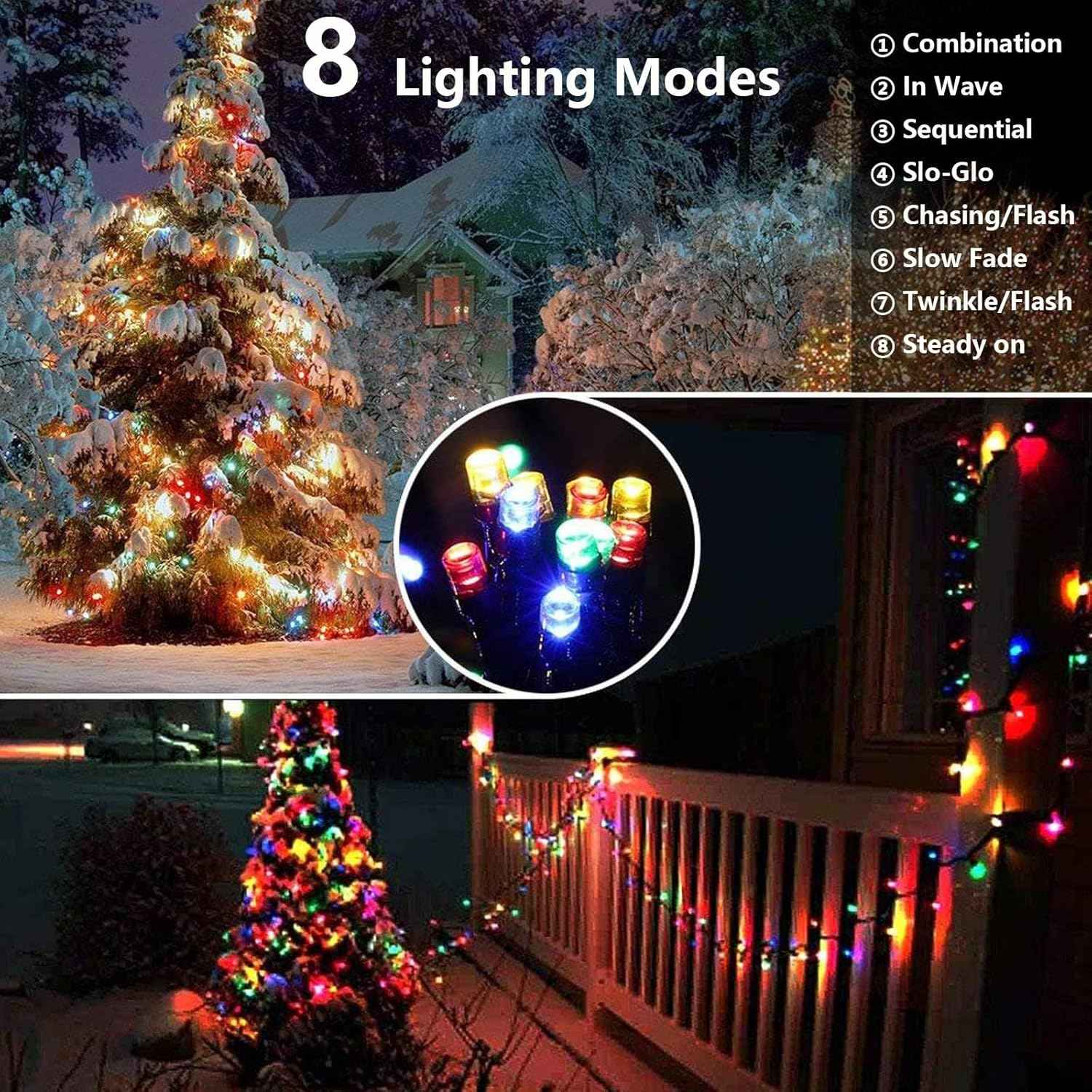Joomer Solar String Lights – Flameless Low-Voltage Outdoor Lights Safe for Kids, Pets, and Trampolines with IP65 Waterproof Rating