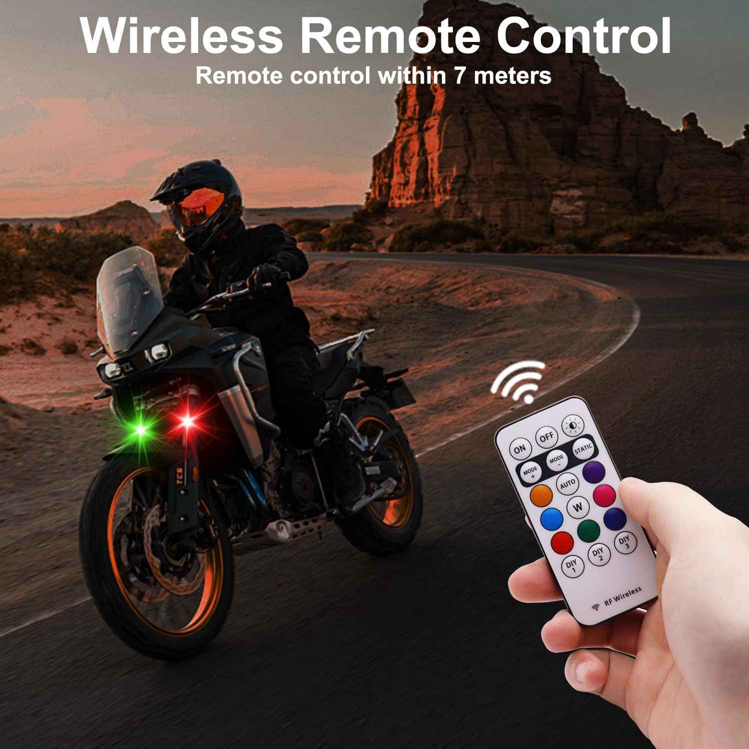 Drone Pilot Gift Set – Wireless Anti-Collision Strobe Lights for RC Hobbyists and Night Flyers