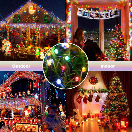 Toodour Solar String Lights – Thoughtful Housewarming Gift for Her, 200 LED Outdoor and Indoor Decor
