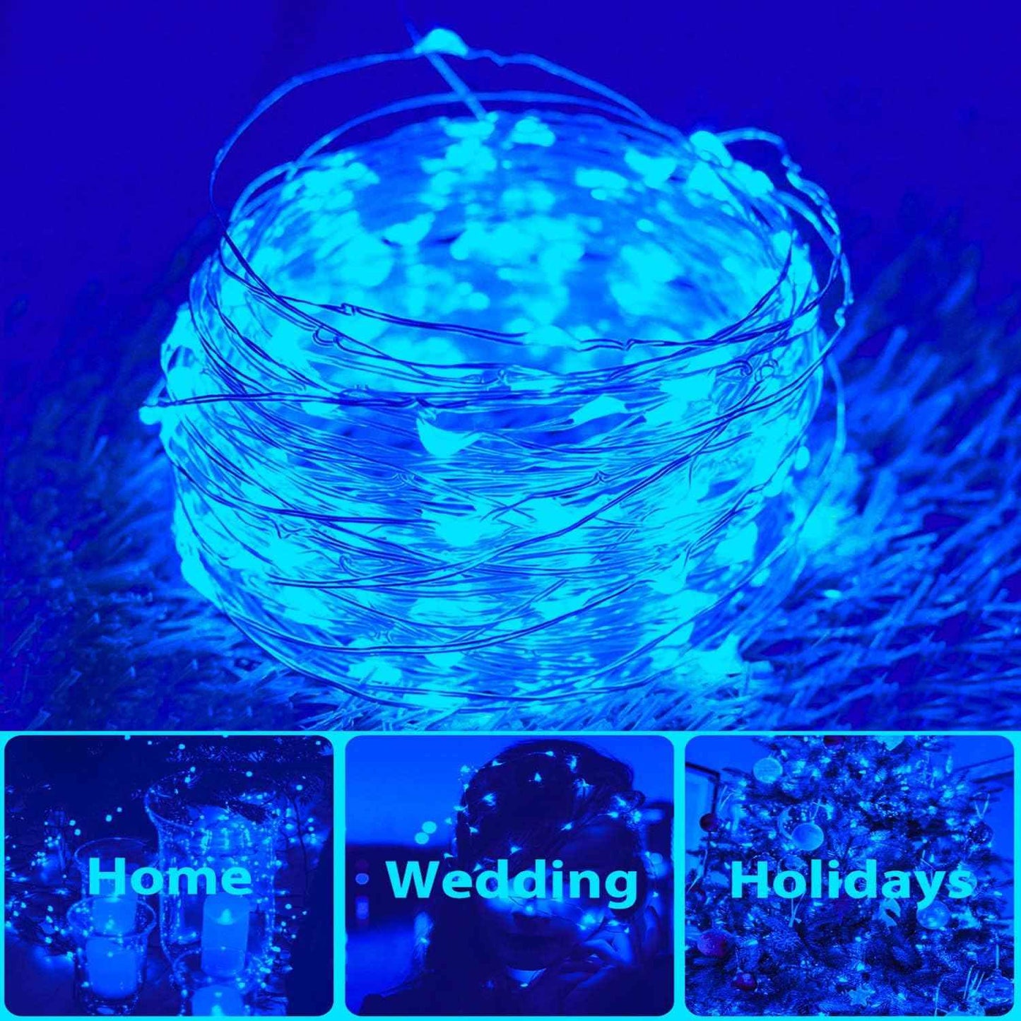 LumLove Solar String Lights – Thoughtful Birthday and Housewarming Gift for Her, 66FT 200 LED Copper Wire Fairy Lights with 8 Modes and Gift-Ready Packaging