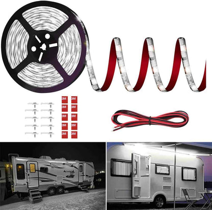 RV Awning LED Light Kit 12V Waterproof – Thoughtful Housewarming Gift for Camper Owners and Travel Trailer Enthusiasts