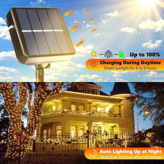Joomer Solar Fairy Lights – Child-Safe Nursery String Lights with No Flame and Auto On/Off Sensor