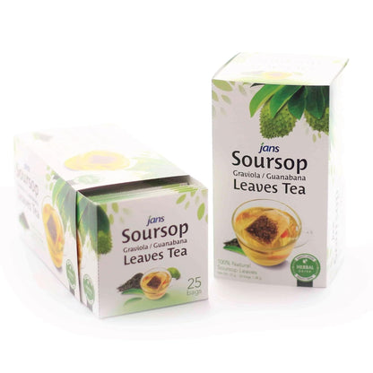 Jans Soursop Leaf Tea Bags – Thoughtful Wellness Gift for Mom on Birthday and Mother's Day