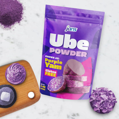 Jans Ube Powder for Baking, 5 oz | Single-Ingredient Pantry Staple for Simple Recipes