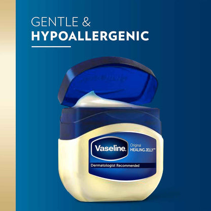 Vaseline Original Petroleum Jelly – Hypoallergenic Fragrance-Free Barrier for Sensitive and Allergy-Prone Skin