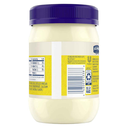 Hellmann's Real Mayonnaise – Backyard BBQ Condiment for Juicy Burgers and Grilled Meats, 15 oz