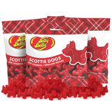 JellyBelly Scottie Dog Red Licorice Bags – Whimsical Valentine's Day Gift for Her, Shareable 3-Pack