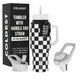 36 oz - Black and White Checkers
