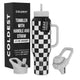 46 oz - Black and White Checkers