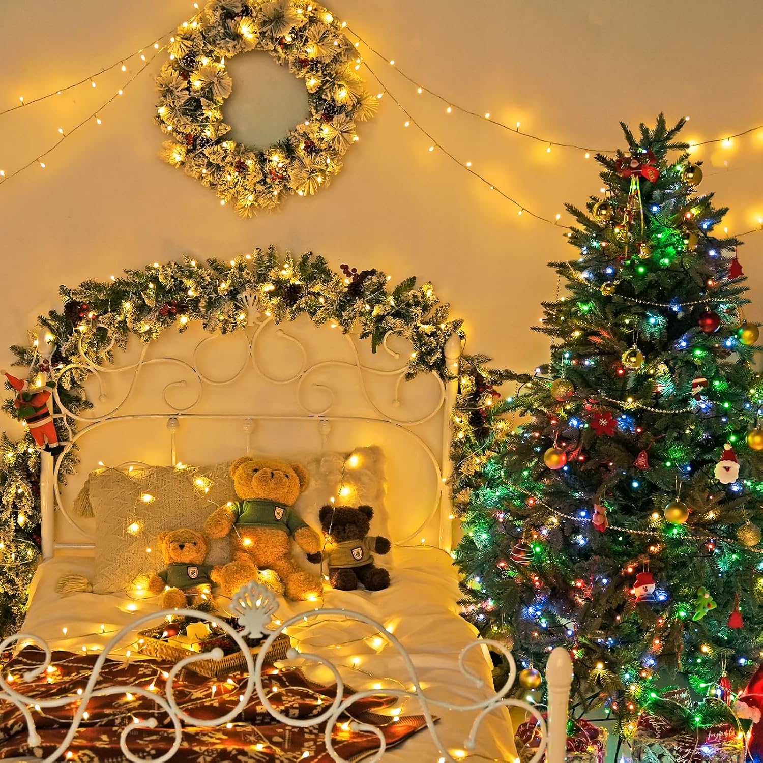 JMEXSUSS 66ft Color-Changing String Lights – Thoughtful Birthday and Housewarming Gift for Her, Mom, and Couples