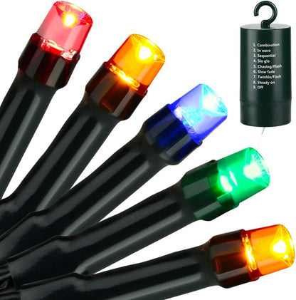 Joomer Battery Fairy Lights – Thoughtful Housewarming Gift for Her, 66ft 200 LED with Timer and 8 Modes Multicolor
