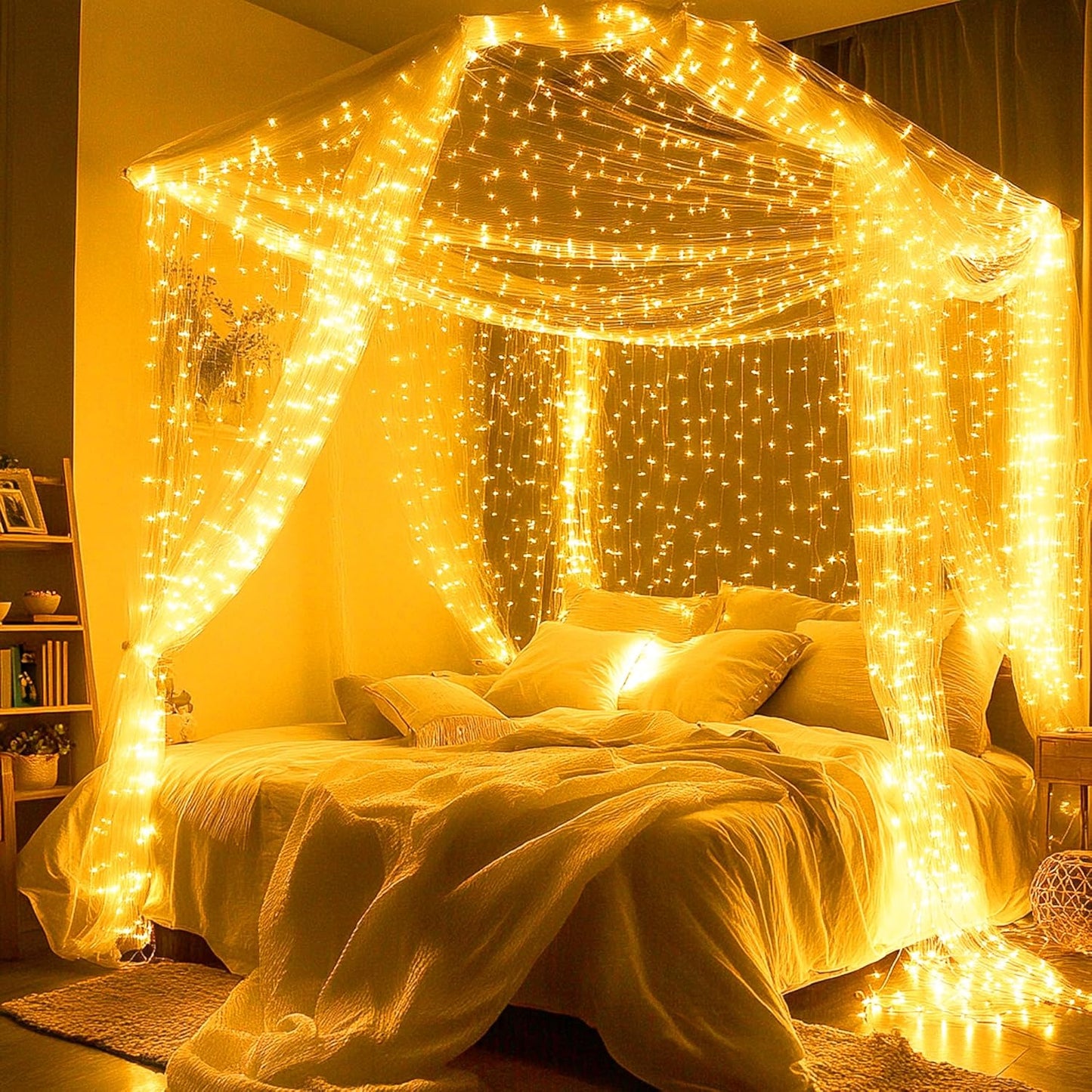 Joomer LED Fairy Lights Battery Operated – Flameless Cool-to-Touch String Lights for Safe Indoor Decor