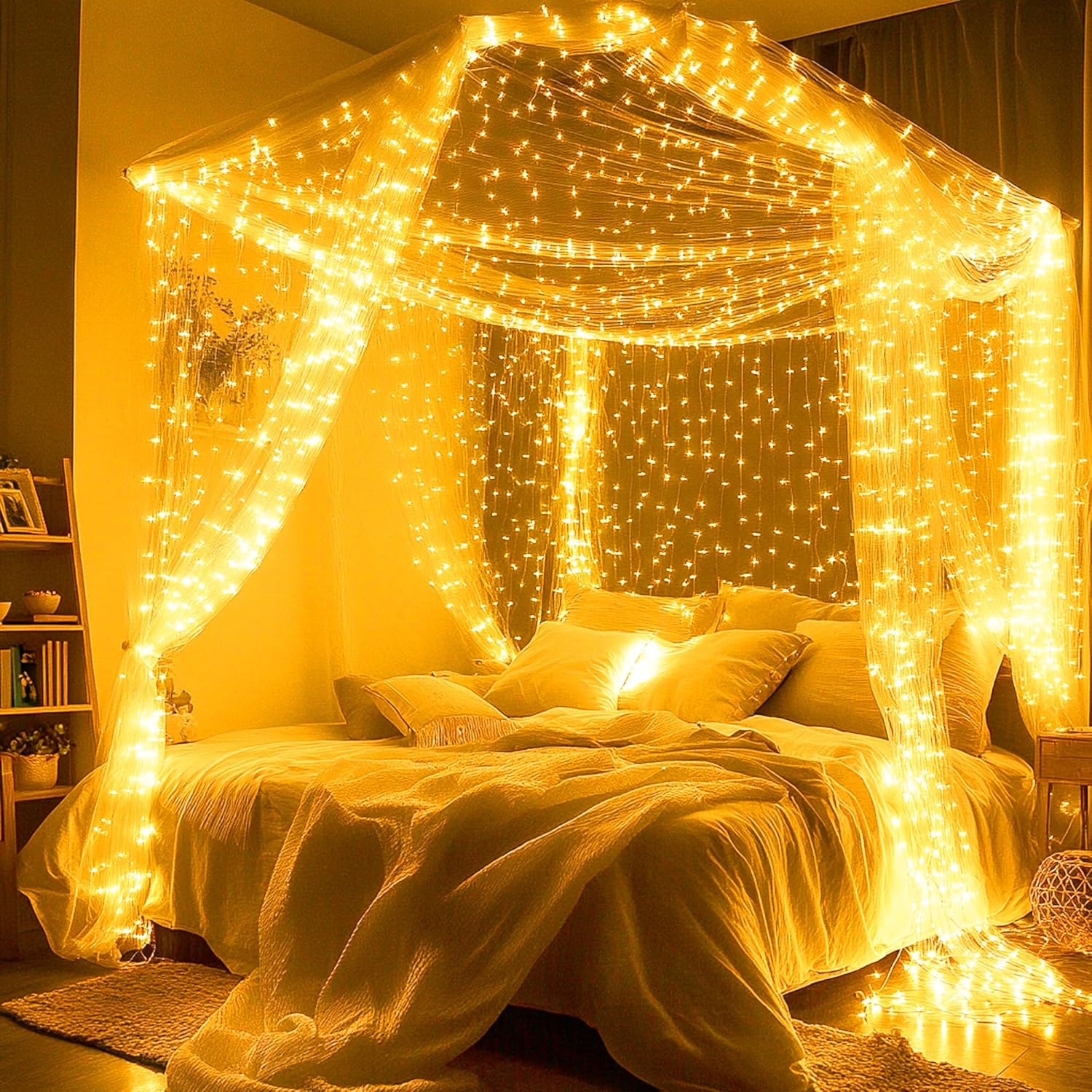 Joomer LED Fairy Lights Battery Operated – Flameless Cool-to-Touch String Lights for Safe Indoor Decor