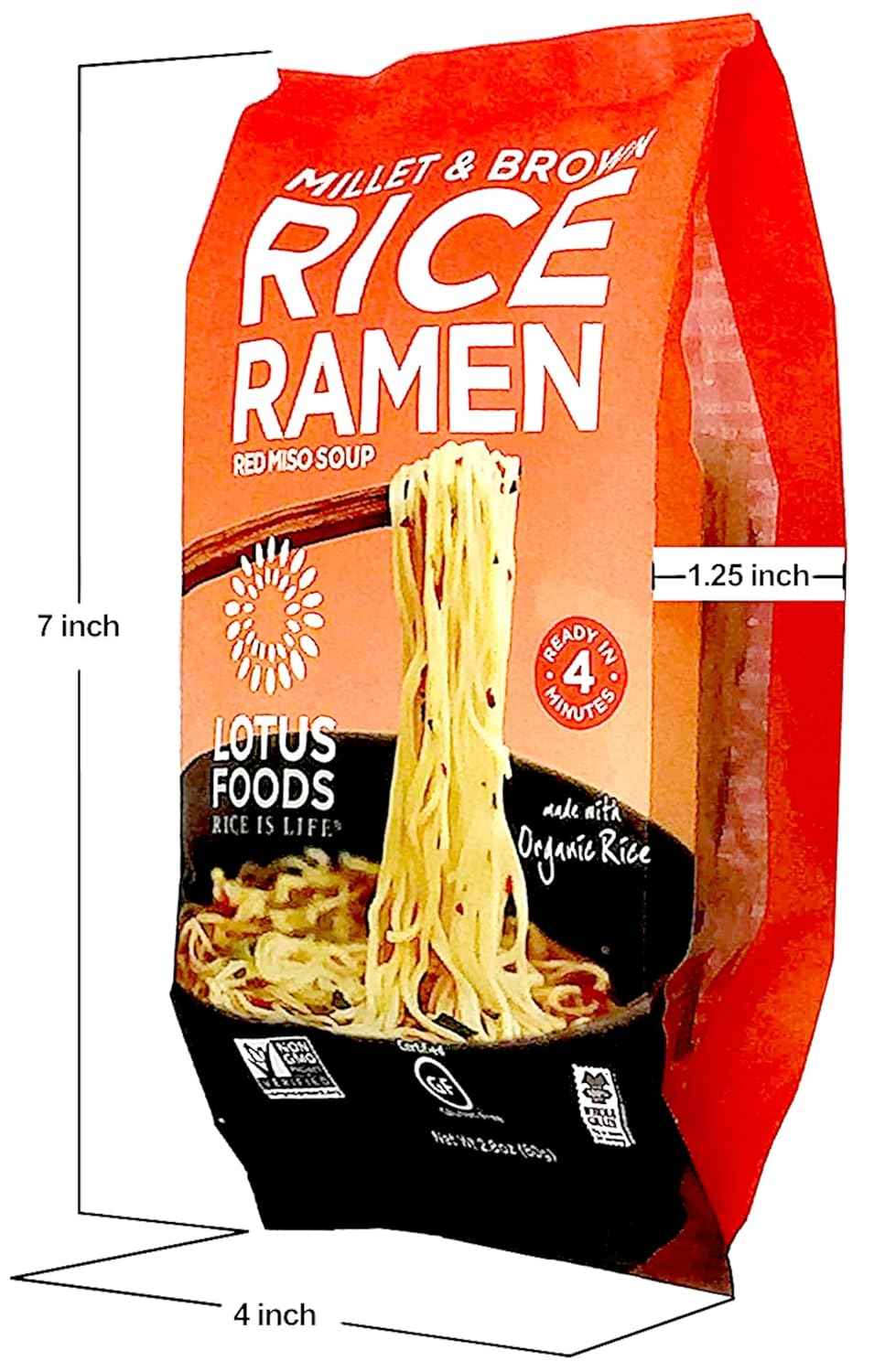 Lotus Foods Organic Miso Ramen – Quick 5-Minute Desk Lunch for Busy Professionals and Focused Work-from-Home Days
