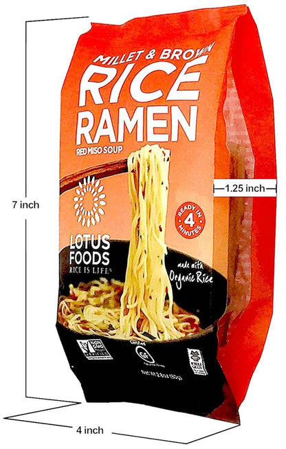 Lotus Foods Organic Miso Ramen – Quick 5-Minute Desk Lunch for Busy Professionals and Focused Work-from-Home Days
