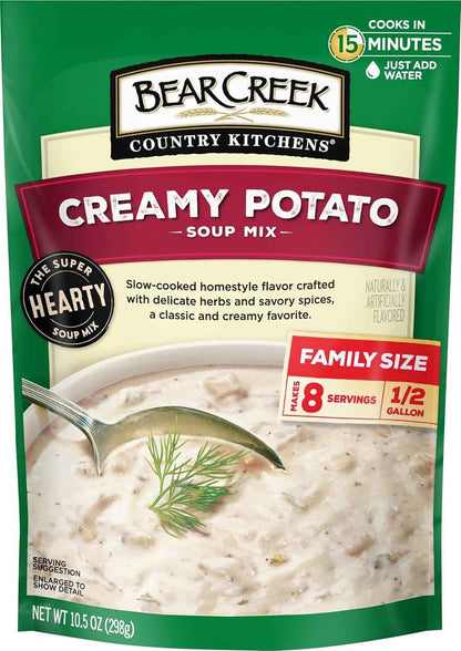 Bear Creek Creamy Potato Soup Mix – Easy Family Weeknight Dinner for Picky Eaters